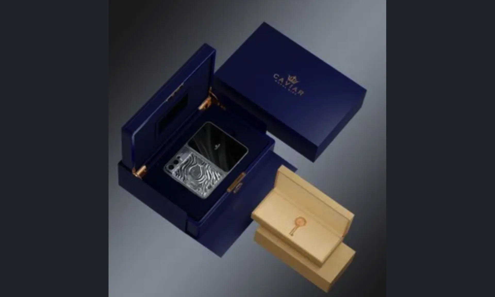 Embalagem luxuosa do iPhone 18 Ultra personalizado pela Caviar